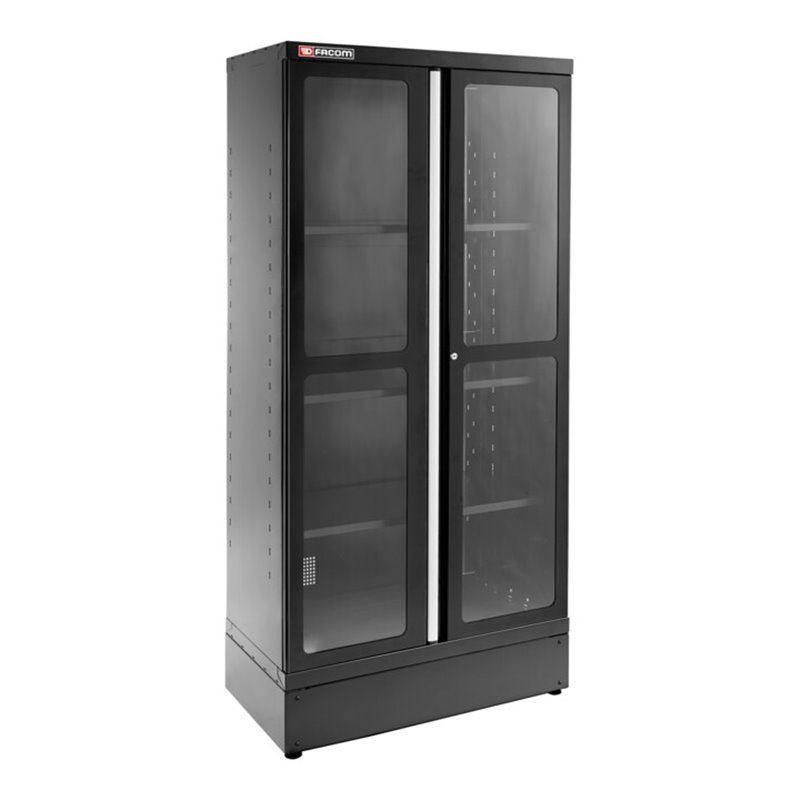 Facom JLS3 Schrank 2m 2 Glastüren schwarz