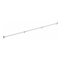 MUNK Schienenanlage für Regalleitern: Aluminium-Rohr eloxiert Länge 1500 mm