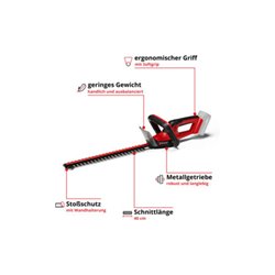 Einhell Akku-Heckenschere GC-CH 18/40 Li Solo