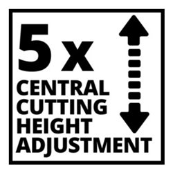 Einhell Akku-Rasenmäher GE-CM 36/33 Li (2x2,5Ah)