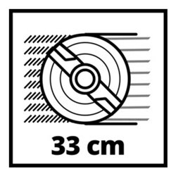 Einhell Akku-Rasenmäher GE-CM 36/33 Li (2x2,5Ah)