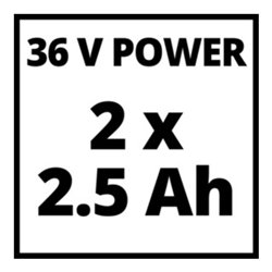 Einhell Akku-Rasenmäher GE-CM 36/33 Li (2x2,5Ah)