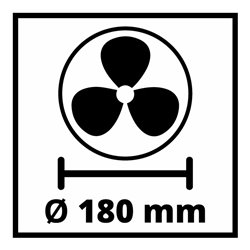 Einhell Akku-Ventilator GE-CF 18/2200 Li