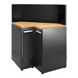 Facom JLS3 Eckunterschrank Holzplatte schwarz