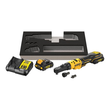DEWALT Akku-Ratsche, 1/4-3/8Z, 12 V / 3 Ah