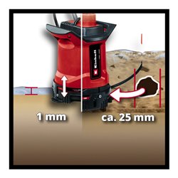 Einhell Akku-Schmutzwasserpumpe GE-DP 18/25 LL Li - Solo