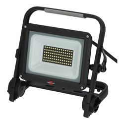Brennenstuhl Mobiler LED Strahler JARO 7060 M / LED-Leuchte 50W für außen (LED-Außenstrahler mit 5m Kabel, LED-Fluter 5800lm aus