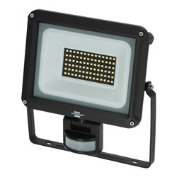 Brennenstuhl LED Strahler JARO 7060 P (LED Wandstrahler für außen IP65, 50W, 5800lm, 6500K, mit Bewegungsmelder und Dämmerungsse
