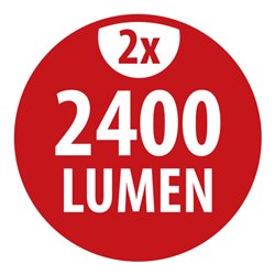 Brennenstuhl LED Stativstrahler JARO 6060 T (2x20W, 4800lm, 6500K, IP65, LED Arbeitsstrahler mit Stativ und 3m Kabel)