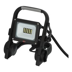Brennenstuhl Mobiler LED Strahler JARO 1060 M / LED Baustrahler für außen IP65 (LED Arbeitsstrahler 10W mit 2m Kabel, LED Bauste