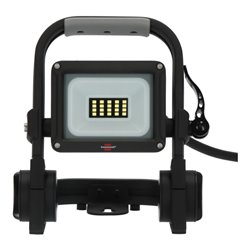 Brennenstuhl Mobiler LED Strahler JARO 1060 M / LED Baustrahler für außen IP65 (LED Arbeitsstrahler 10W mit 2m Kabel, LED Bauste
