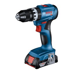 Bosch Akku-Schlagbohrschraube GSB 18V-45, 2 Akku 2,0Ah, GAL 18V-20 in L-Boxx