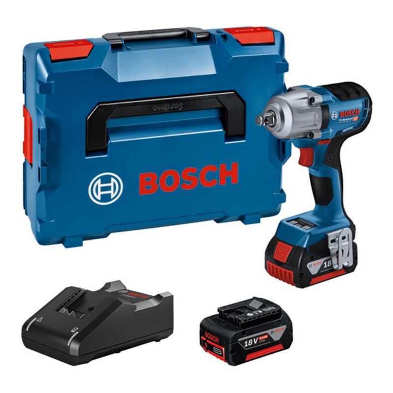 Bosch Akku-Bohrschrauber GDS 18V-450 HC, 2 Akku 5,0Ah GAL 18V-40