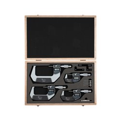 Mitutoyo Digitale Bügelmessschraube IP65 im Satz 0-100mm (4 Stk.)