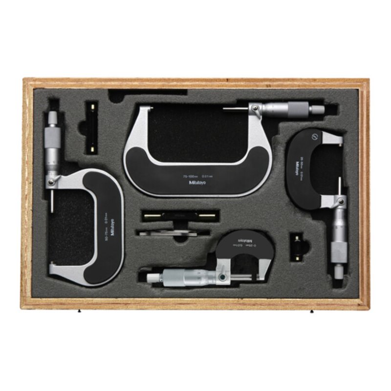 Mitutoyo Bügelmesschrauben im Satz *4* 0-100mm