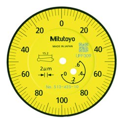 Mitutoyo Fühlhebel, horizontal 0,6 mm, 0,002 mm, 8 mm Schaft