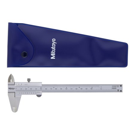 Mitutoyo Nonius Messschieber 0-150mm/0-6', 0,05mm, Metrisch/Inch