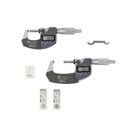 Mitutoyo Digitale Bügelmessschraube IP65 im Satz 0-50mm (2 Stk.)