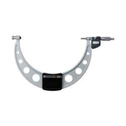 Mitutoyo Digitale Bügelmessschraube mit auswechselbarem Messamboss, 150-300 mm, IP65, inkl. 6 Ambosse