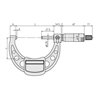Mitutoyo Bügelmessschraube, einfache Ausführung 125-150 mm