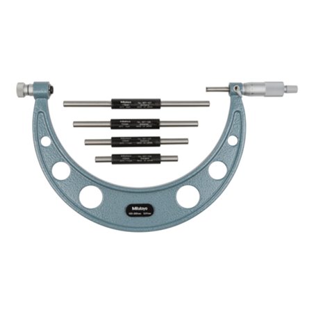 Mitutoyo Bügelmessschraube mit auswechelbarem Messamboss, 100-200 mm