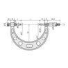 Mitutoyo Bügelmessschraube mit auswechelbarem Messamboss, 100-200 mm