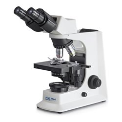 Kern Durchlichtmikroskop OBL 127, Bino., Inf E-Plan, 4/10/40/100×, WF 10×20, 3W LED