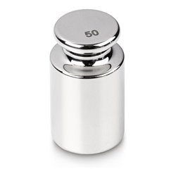 Kern Prüfgewicht 326-06K+C kalibriert, F1, Nennwert 50 g, Eco-Form, Edelstahl poliert