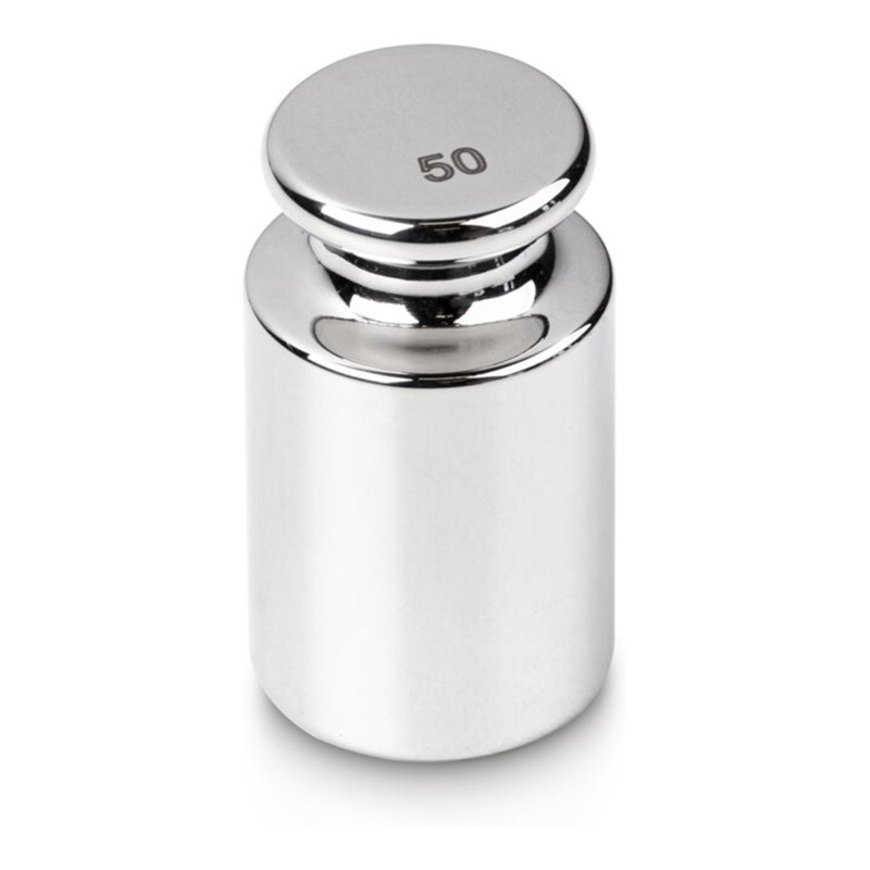 Kern Prüfgewicht 326-06K+C kalibriert, F1, Nennwert 50 g, Eco-Form, Edelstahl poliert