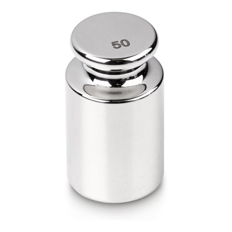 Kern Prüfgewicht 326-06K+C kalibriert, F1, Nennwert 50 g, Eco-Form, Edelstahl poliert
