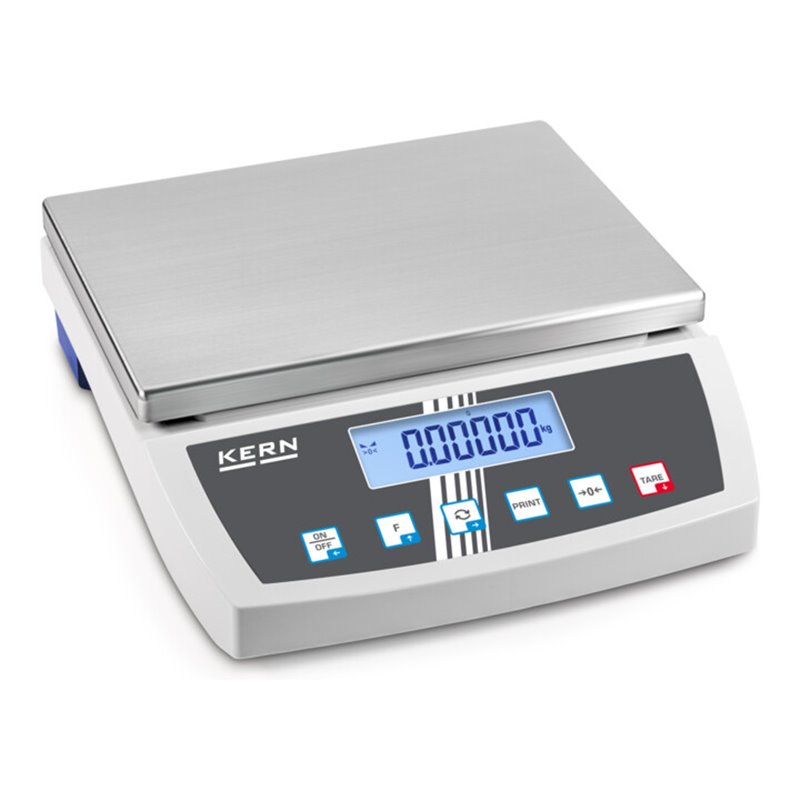 Kern Tischwaage FKB 65K1+C kalibriert, Wägebereich 65 kg, Ablesbarkeit 1 g
