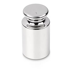 Kern Prüfgewicht 326-11K+C kalibriert, F1, Nennwert 1 kg, Eco-Form, Edelstahl poliert