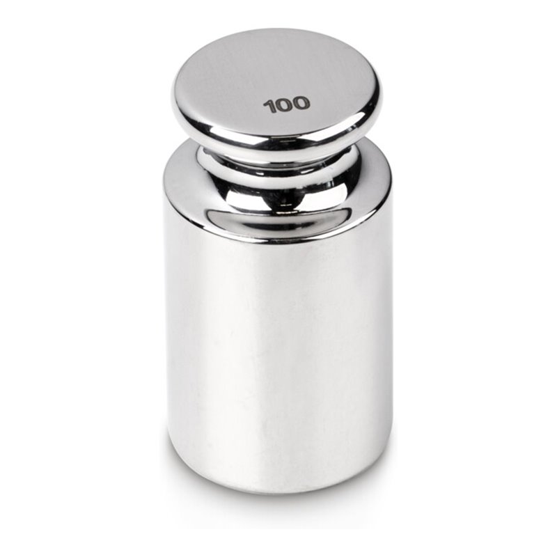 Kern Prüfgewicht 326-07K+C kalibriert, F1, Nennwert 100g, Eco-Form, Edelstahl poliert