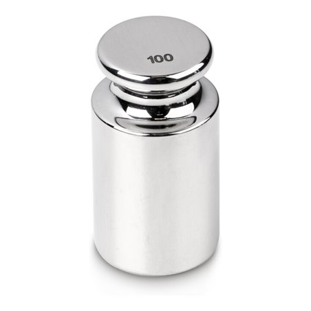Kern Prüfgewicht 326-07K+C kalibriert, F1, Nennwert 100g, Eco-Form, Edelstahl poliert