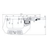 Mitutoyo Digitale Bügelmessschraube IP65 75-100mm, Digimatic