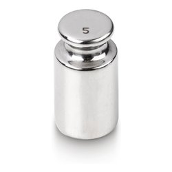 Kern Prüfgewicht 326-03K+C kalibriert, F1, Nennwert 5 g, Eco-Form, Edelstahl poliert