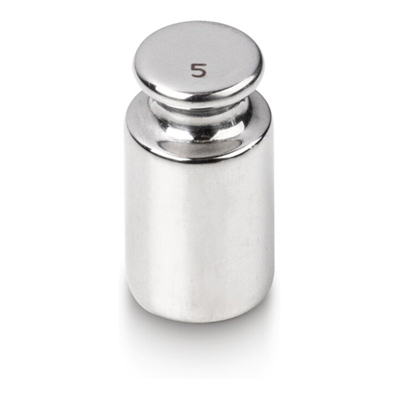 Kern Prüfgewicht 326-03K+C kalibriert, F1, Nennwert 5 g, Eco-Form, Edelstahl poliert