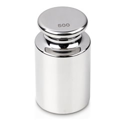 Kern Prüfgewicht 326-09K+C kalibriert, F1, Nennwert 500 g, Eco-Form, Edelstahl poliert