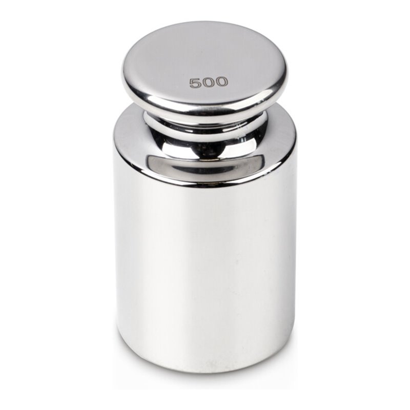 Kern Prüfgewicht 326-09K+C kalibriert, F1, Nennwert 500 g, Eco-Form, Edelstahl poliert