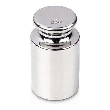 Kern Prüfgewicht 326-09K+C kalibriert, F1, Nennwert 500 g, Eco-Form, Edelstahl poliert