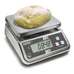 Kern Tischwaage FFN 15K2IPN+C kalibriert, Wägebereich 15 kg, Ablesbarkeit 2 g