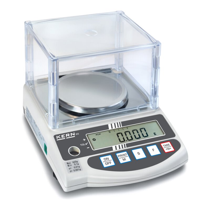 Kern Präzisionswaage EW 6200-2NM, Wägebereich 6200 g, Ablesbarkeit 0,01 g