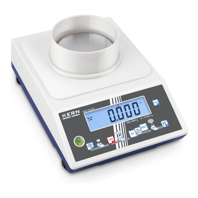 Kern Zählwaage CKE 360-3, Wägebereich 360 g, Ablesbarkeit 0,001 g