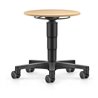 bimos Allround Hocker mit Rollen, Holz, Sitzhöhe 450-650 mm