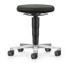 bimos ESD Hocker mit Rollen, Stoff schwarz, Sitzhöhe 450-650 mm