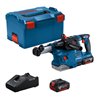 Bosch Akku-Bohrhammer mit SDS plus GBH 18V-22, 2x Akku GBA 18V4.0Ah/L-BOXX, Ringbürst.