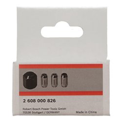 Bosch Spannhülsen-Set. Für Kantenfräsen, 1/4, 1/8, 5/32 Zoll