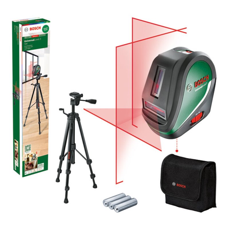 Bosch Kreuzlinien-Laser UniversalLevel 3 Set
