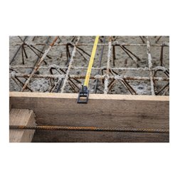 STABILA Rahmenbandmaß LBM 1000 Stahlband mit metrischer Skala, Universalhaken