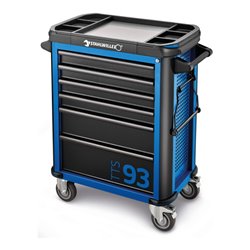 Stahlwille Werkstattwagen TTS 93/6 B 6 Schubl. 481 x 877 x 1000 mm blau, RAL 2703035 schwarz RAL 9005